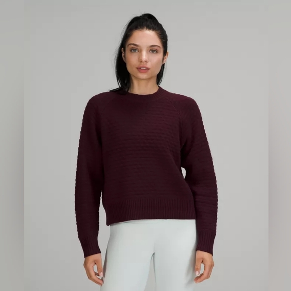 Lululemon Texture Play Crew Sweater - Picture 1 of 11